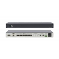(discontinued) 1:10 Computer Graphics Video, Audio & RS-232 Twisted Pair Transmitter & Distribution Amplifier